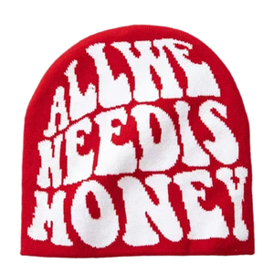 Gorro de Jacquard con logotipo personalizado, gorro de punto con estampado completo para hombres y mujeres, gorro de invierno para viajes, deportes al aire libre, escenas informales - Product Image 1