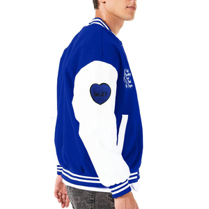 Starter Street Print Bomber Varsity Jackets Casual Veste d'hiver brodée Letterman pour homme - Product Image 2