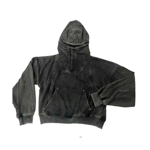 Look élégant Meilleures ventes Hommes Distressed Hoodie Manches Longues Thermique Haute Qualité Hommes Distressed Hoodie - Product Image 6