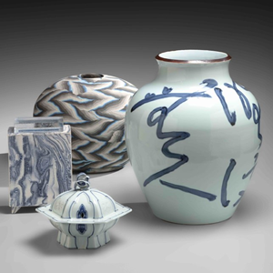 Florero de cerámica hecho a mano indio de diseño contemporáneo, decoración del hogar, oficina y Hotel, jarrones de cerámica elegantes de diseño moderno - Product Image 4