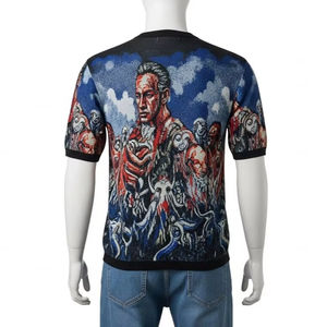 Conjuntos de Camisetas de Hombre de Secado Rápido, Tejido de Punto con Estampado Digital, Tela Suave y Elástica, Ropa Deportiva Transpirable para Uso Diario, Ropa Deportiva de Verano - Product Image 4