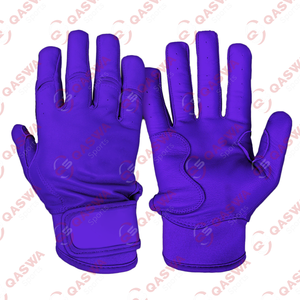Cómodos guantes de bateo antideslizantes de cuero transpirable Profesional Hombres Mujeres Softball Guantes de béisbol hechos a medida - Product Image 2