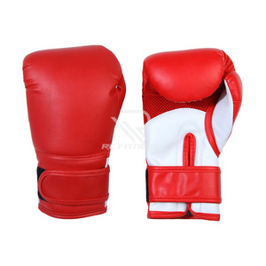 Guantes de Boxeo de Cuero de Alta Calidad en Oferta, con Logotipo Personalizado, de Piel de Vaca, para Adultos, Entrenamiento Tailandés, Antideslizantes, con Cierre de Gancho y Bucle RC - Product Image 6