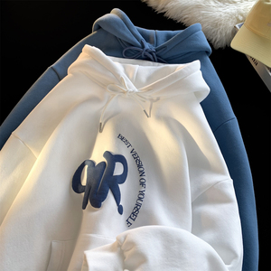Sudadera con capucha de algodón de alta calidad para hombre, venta al por mayor, sudaderas con capucha personalizadas con estampado de logotipo bordado y serigrafía DTG para hombre - Product Image 3