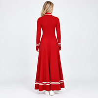 Robe pull en coton à manches longues pour femmes, de haute qualité et tendance