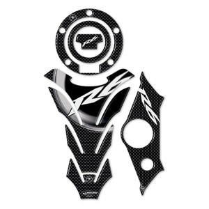 Kit Adesivi 3D Effetto Carbonio per Moto Yamaha YZF R6 2003-2004 - Product Image 1