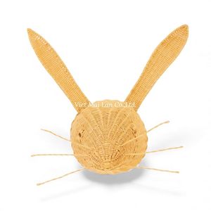 Decoración de Pared Tejida de Ratán, Adorno Colgante para Cuarto de Bebé, Decoración Ecológica y Divertida para el Hogar - Product Image 1