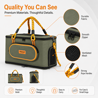 Sac de transport pour chat, sac de voyage léger pour animaux de compagnie, sac à dos respirant pour chats et petits chiens, vente en gros