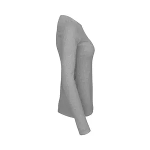 T-shirt a maniche lunghe da donna in cotone biologico, merchandising sostenibile - Product Image 5