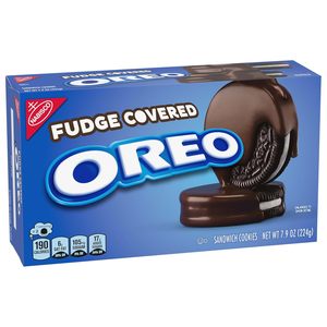OREO Galletas Sandwich de Chocolate Cubiertas con Fudge, Sabor Original, Cajas de 12-7.9 oz - Product Image 5