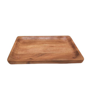ถาดไม้มะม่วงทรงสี่เหลี่ยมผืนผ้า สีธรรมชาติ ดีไซน์หรูหรา สำหรับร้านอาหารและโรงแรม - Product Image 4