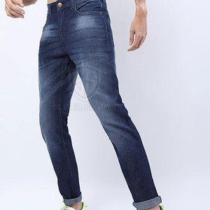Men's Customized Regular Casual Streetwear High Street <b>Jeans</b> Breathable Eco-Friendly Lightweight Canvas Reasonable Trousers - Product Image 2