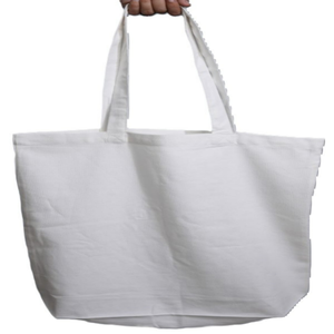 Bolso Tote de lona con logotipo personalizado, algodón orgánico, calicó, ecológico, reciclado, para compras, patrón liso - Product Image 5