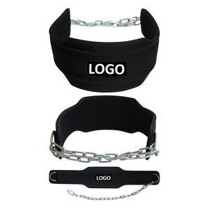 Cinturón de Neopreno Personalizado al por Mayor con Logotipo para Levantamiento de Pesas, Ofrece Soporte Lumbar y Funciones de Dominadas con Cadena de Acero - Product Image 2