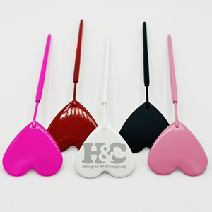 Nouvel arrivage de miroirs d'extension de cils roses personnalisés de belles couleurs miroirs cosmétiques en forme de cœur miroir à cils durable en vison - Product Image 5