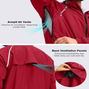 Vestes tactiques étanches pour hommes Manteau de pluie personnalisé de haute qualité Veste de pêche à coque souple pour hommes téléchargée par Dress Sports - Product Image 4