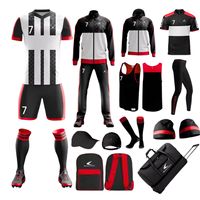 Paquete de kit de fútbol personalizable Paquete de jugador completo para equipos de EE. UU./Europa