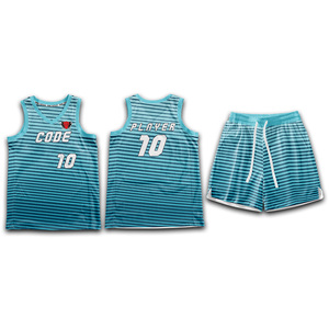 Ensemble de maillots de basket-ball en polyester personnalisable pour hommes, design respirant à col en V, vêtements de basket à prix de gros - Product Image 1
