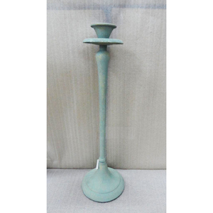 อลูมิเนียมโลหะยืนเทียนคลาสสิกวินเทจพรีเมี่ยมคุณภาพมือวาดเชิงเทียนอลูมิเนียมโดยการส่งออก RGN - Product Image 2