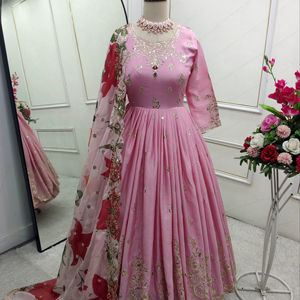 Vente en gros personnalisé fait à la main pour femmes vintage fête modeste robe réversible en polyester - Product Image 1