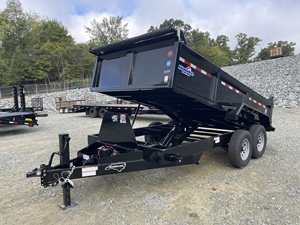 Remolque Hidráulico de Volteo 7X16, Semirremolque de 7 Toneladas, Eje de Volteo de Lado Alto 14LP-16, Material de Acero de Aleación de Hierro y Aluminio, Motor Disponible - Product Image 2