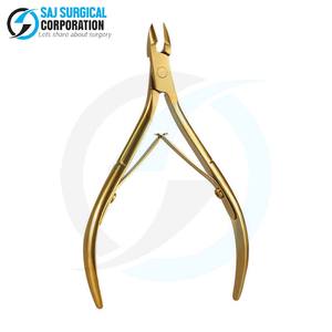 Pinza de manicura ergonómica Mango antideslizante de goma para un aseo sin fatiga durante sesiones largas - Product Image 1