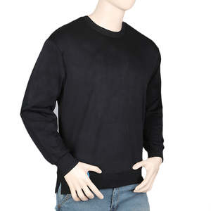 Camiseta de Manga Larga para Hombre Chase Value - Negra, Talla L, 80.3% Algodón, 19.7% Poliéster - Product Image 1