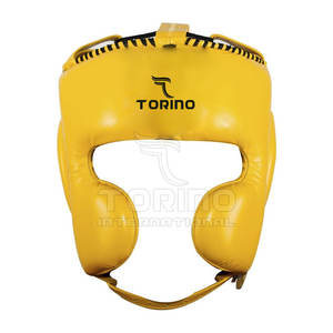Protector de cabeza de cuero genuino de alta calidad de tendencia superior El mejor producto de boxeo del fabricante - Product Image 1