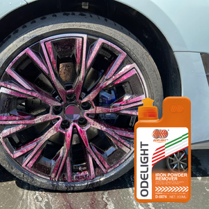 Odelight Spray Professionale per Rimozione Polvere di Ferro, Decontaminante per Vernice Auto, Detergente per Ruggine e Polvere, Pulitore per Cerchioni - Product Image 1