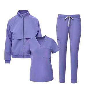 Tenues Médicales Personnalisables pour Infirmières : Blouse et Pantalon Jogger, Uniformes d'Hôpital pour Femme, Ensembles de Tenues Médicales Tendance 2026 - Product Image 4