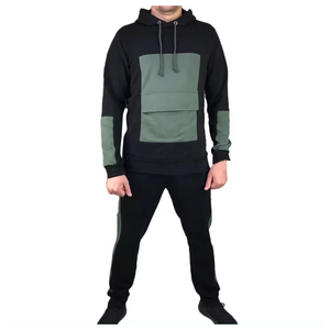 Sudadera con capucha acolchada amarilla personalizada para hombre, talla XL, moda de invierno, más vendida, ajuste holgado, diseño de patrón sólido, forro polar teñido liso - Product Image 4