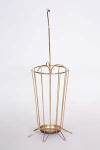 Porte-parapluie de couleur jaune et seau porte-parapluie de grande taille Design Royal pour hôtels porte-parapluie en métal pour hall d'entrée domestique - Product Image 6