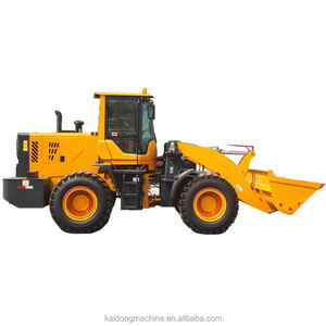 Cargadora de Ruedas Amarilla, Cargadora Frontal para Construcción, Máquina de Movimiento de Tierras de Uso Pesado para Minería y Trabajos en Sitio - Product Image 2