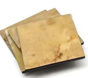 Juego de 4 posavasos cuadrados rústicos de lujo hechos a mano, almohadillas de alfombrilla de cuerno de estilo clásico con diseño personalizado para uso en la Mesa - Product Image 4