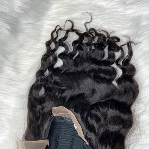 Venta al por mayor Venta caliente 13x4 Cuerpo ondulado Frontal Pelucas Color negro Remy Vietnamita Extensiones de cabello humano - Product Image 3