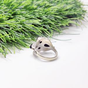 Bague en pierres précieuses de conception en filigrane Onyx noir bague la plus vendue 2024 - Product Image 3