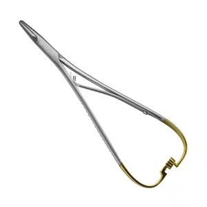 Portaagujas 15cm Herramienta de instrumento extra fino Portaagujas de acero inoxidable Portaagujas quirúrgico - Product Image 3