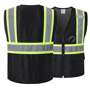 High Visibility Reflective Safety Vest with Multi Pockets - Durable Hi Vis Winter Workwear Safety Vest for Construction - Product Image 2