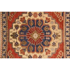 Alfombra Turca, Pequeña, 1.7x1.6 pies, Alfombra Vintage, Alfombra de Lana con Parches Rojos y Azules - Product Image 5