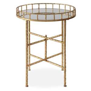 Mobilier de maison Table d'appoint décorative avec dessus en verre - Product Image 1