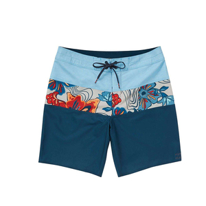 Pantalones cortos de playa de verano de estilo callejero para hombre, transpirables, ligeros, de poliéster/algodón, cintura elástica, Color sólido, ecológicos - Product Image 1