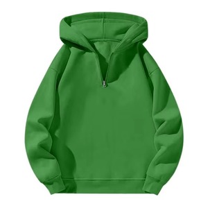 Nouveauté Sweat à capuche zippé pour homme, décontracté, en molleton de coton pour l'hiver, respirant, couleur unie, grande taille, streetwear, col à capuche - Product Image 2