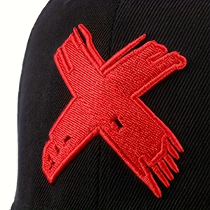 Casquette de Baseball ajustée Vintage noir 6 panneaux Snapback de haute qualité broderie de Logo personnalisé pour les activités de plein air de ski sportif - Product Image 3