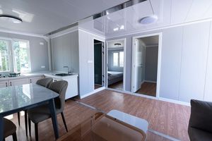 ตู้คอนเทนเนอร์พับเก็บได้20ฟุตห้องน้ำเต็มรูปแบบใช้ในเชิงพาณิชย์ที่ทันสมัยสำหรับโรงแรมอพาร์ทเมนท์รับประกัน5ปีออสเตรีย - Product Image 6