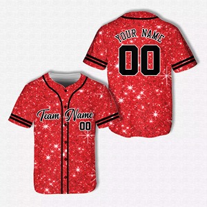 Personnalisable Plus Size Softball & Baseball Jersey Vêtements de sport respirants avec coutures brodées - Product Image 3