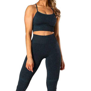 Meilleure vente en gros Fitness femmes soutien-gorge de sport Fitness respirant solide Gym course soutien élevé soutien-gorge de sport sans couture - Product Image 4