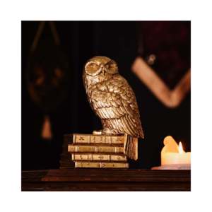 Figura de Hedwig para Coleccionistas de Harry Potter - Diseño Tradicional con Efecto Metálico Dorado (Aprox.) 20 cm - Product Image 1
