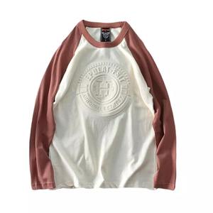 Logo personnalisé bon marché brodé uni imprimé unisexe coton Vintage surdimensionné nouveau Design hommes pull-over col ras du cou sweat-shirt - Product Image 4