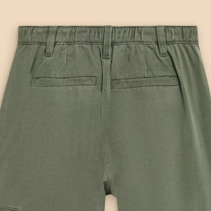 Venta al por mayor de pantalones Cargo casuales de los hombres de alta ligereza 100% algodón lona medio recto multibolsillo OEM servicio disponible - Product Image 6