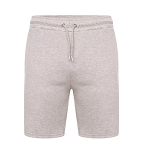Pantalones cortos de sudor de lana de lujo personalizados para hombre con Technics bordados Sun Faded Raw Hem hasta la rodilla - Product Image 1